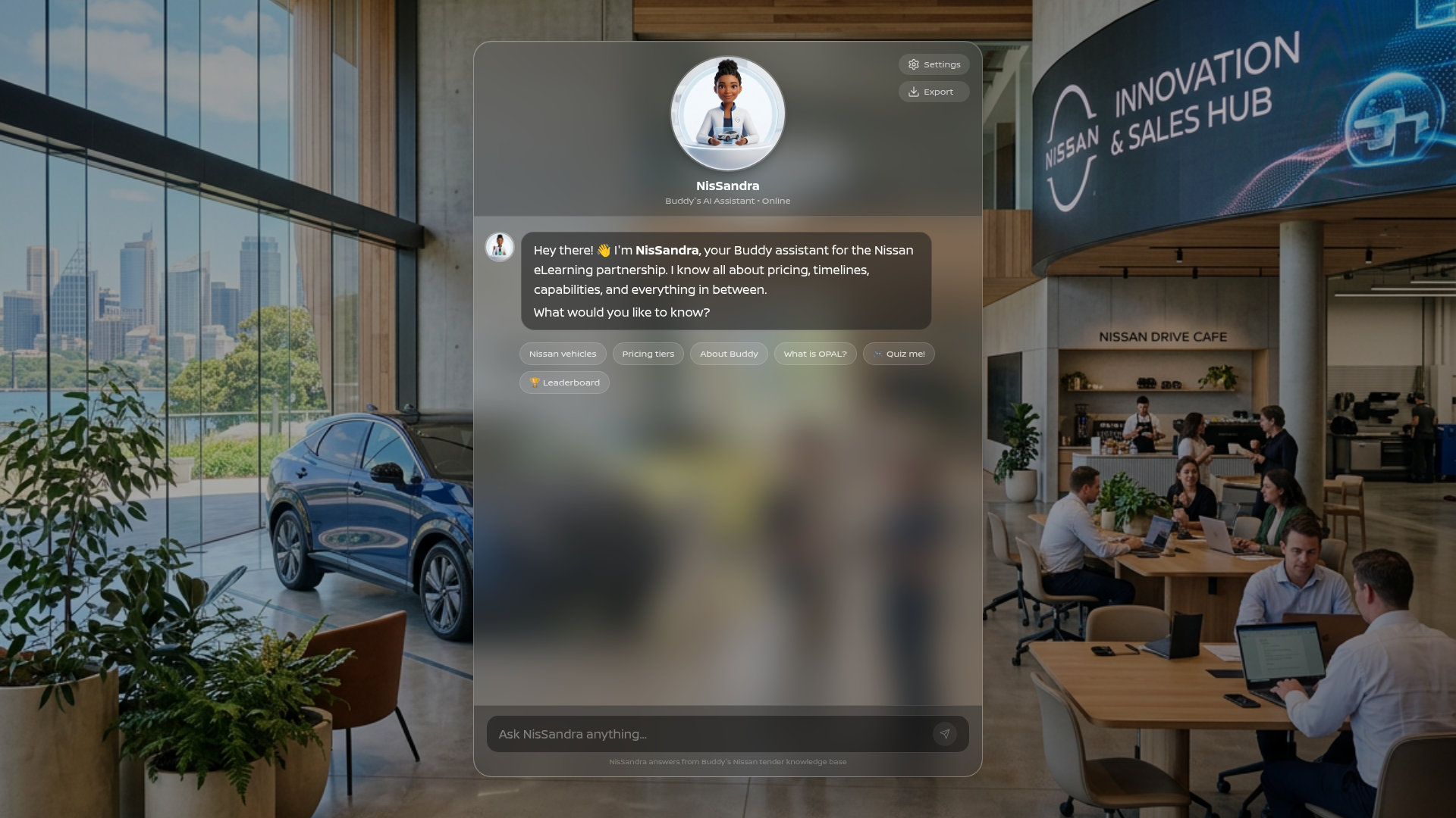 NisSandra — Nissan AI Chatbot