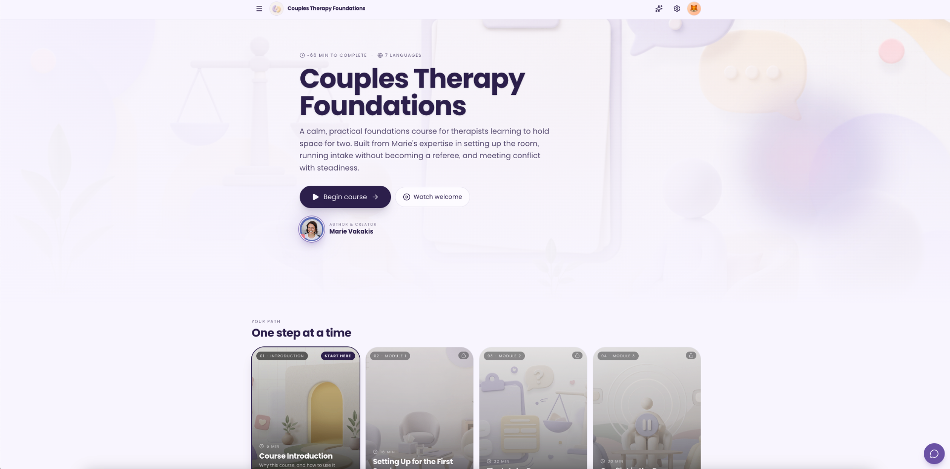 Couples Therapy eLearning - for Therapy Hub